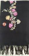 Floral Embroidered Scarf