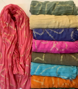 Ladies Foil Scarves