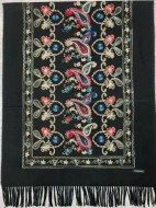 Floral Embroidered Scarf