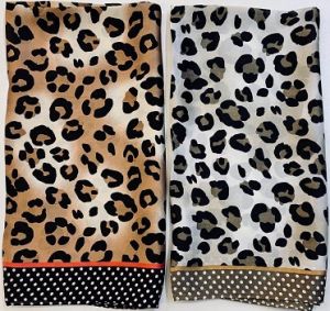 Office Leopard Neck Scarf