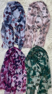 Printed Tie Dye Scarf