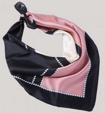 Pink Silk Scarf