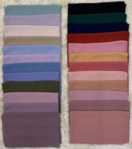 Long Plain Chiffon Hijab Scarf