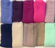 Plain Hijab Crush Scarf